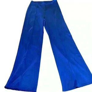 FASHIONNOVA Electric Blue Wide Leg 70s Style Pants Size XL​